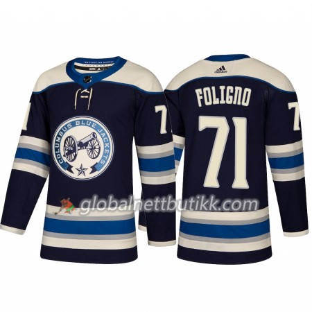 Columbus Blue Jackets Hockeydrakt Nick Foligno 71 Alternate 2018-2019 Adidas Authentic - Herre